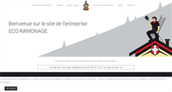 Desktop Screenshot of eco-ramonage.com